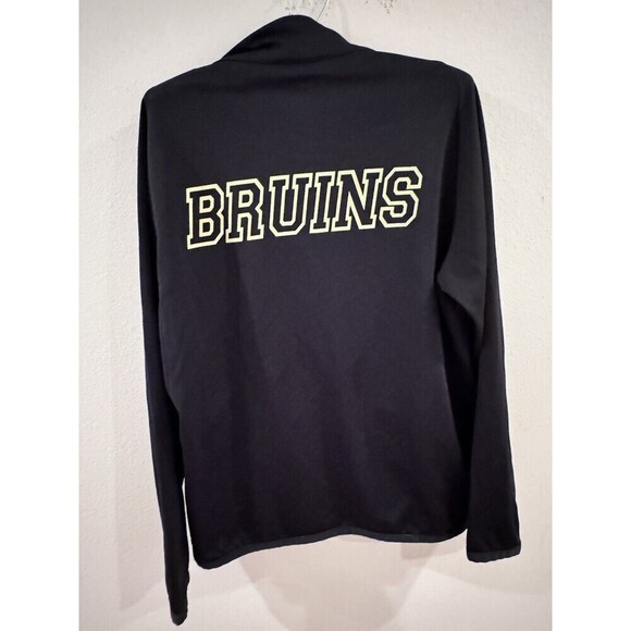 Nike Dri-Fit Jacket Bruins Spellout Logo Black White Medium - Picture 4 of 4